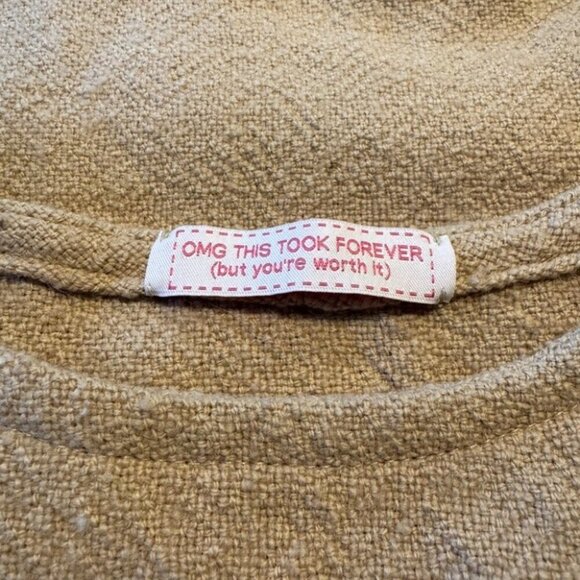 Harper Tunic in Elizabeth Suzann Fawn Lightweight Wool (handmade) - OSM - Picture 9 of 16